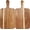 2PCS-Small-13.7x7, variant on Round Wood Board With Handle 16''x12'' /charcuterie Board/pizza Board/serving For Cheese Bread Vegetables & Fruits (round)