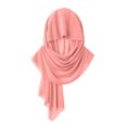 thumbnail image 4 of Karight Womens Chiffon Hijab Scarf Lightweight Solid Color Breathable Sheer Head Wrap, 4 of 6