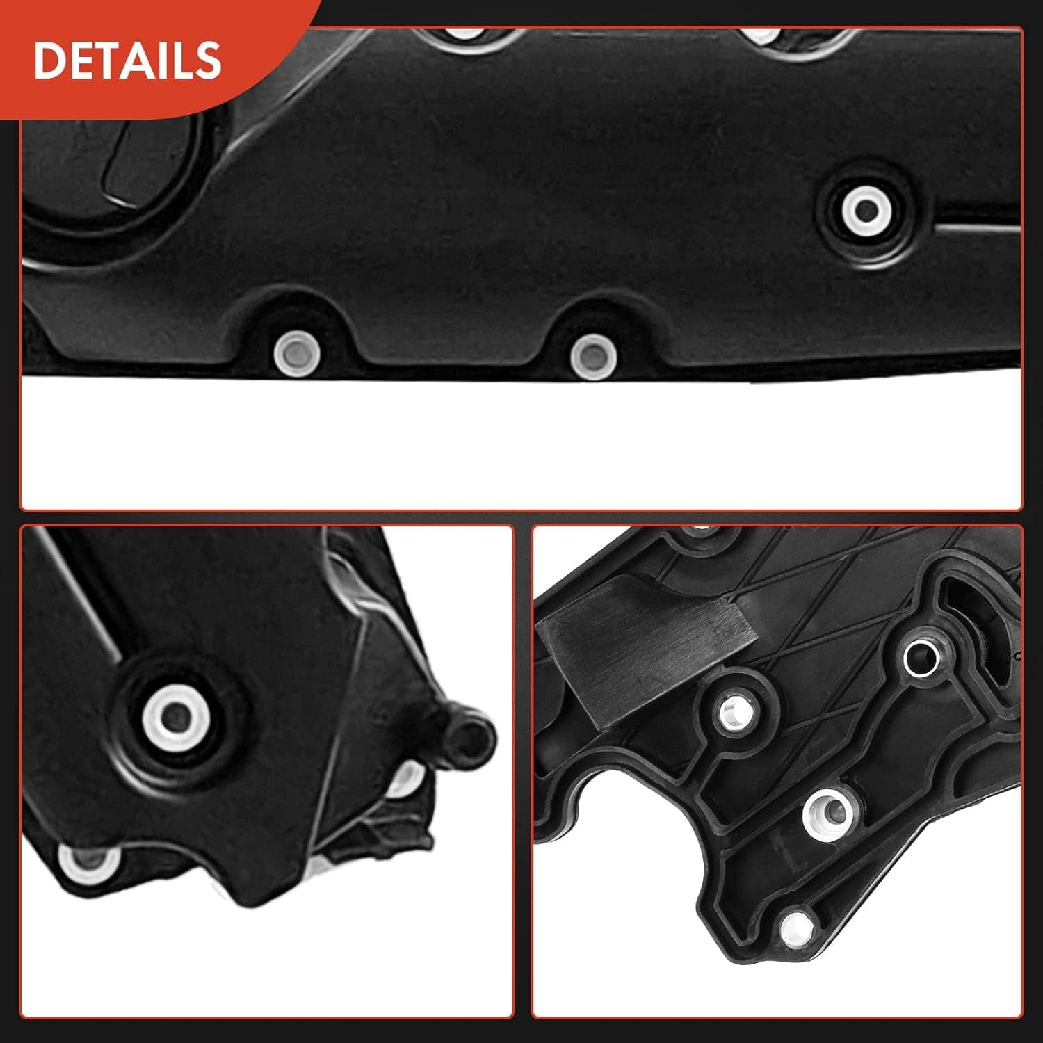 A-Premium Engine Valve Cover with Gasket Compatible with Volvo S60 2011-2016 V60 2015-2016 XC60 2010-2016 S80 2008-2015 XC70 2009-2015 L6 3.0L