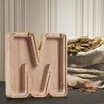 thumbnail image 3 of Personalized Wooden Alphabet Letter Money Box, Custom Name Deposit Bank with Transparent Acrylic Cover, Handcrafted Eco-Friendly Saving Bank for Home Decor or Gift, 3 of 5