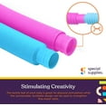 thumbnail image 4 of Special Supplies 8-Pack Fun Pull and Fun Tubes for Kids Stretch, Bend, Build, and Connect Toy, Provide Tactile and Auditory Sensory Play, Colorful, Heavy-Duty Plastic (Primary), 4 of 9