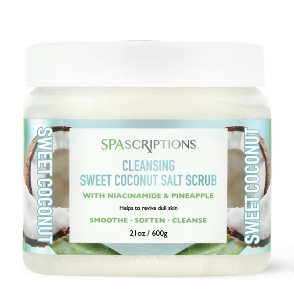 Sweet Coconut Cleansing Salt Scrub - 21 oz