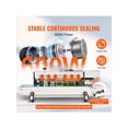 thumbnail image 2 of Continuous Bag Band Sealing Machine, 0.24-0.47 In/6-12 Mm Seal Width, Horizontal Band Sealer Machine With Digital Temperature Control, Bag Sealer For 0.02-0.8 Mm Plastic Bags, Inflation Function, 2 of 10