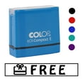 thumbnail image 2 of Printtoo Free Self Inking Rubber Stamp Pre-Inked Office Stamp- Home Office Business Stationery, Red- 42 x 9 mm, 2 of 7