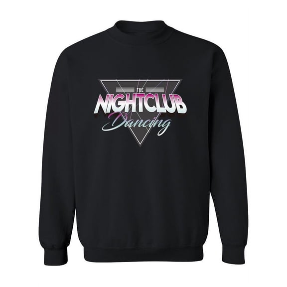 Retro Nightclub Dancing Sweatshirt Women -Image by Shutterstock, Female 4X-Large