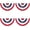 4pcs, variant on 6 Pieces USA Pleated Fan Flag, 1.5x3 ft American US Bunting Flag Patriotic Half Fan Banner Flag for 4th of July Memorial Indoor Outdoor Decoration with Canvas Header and Brass Grommets