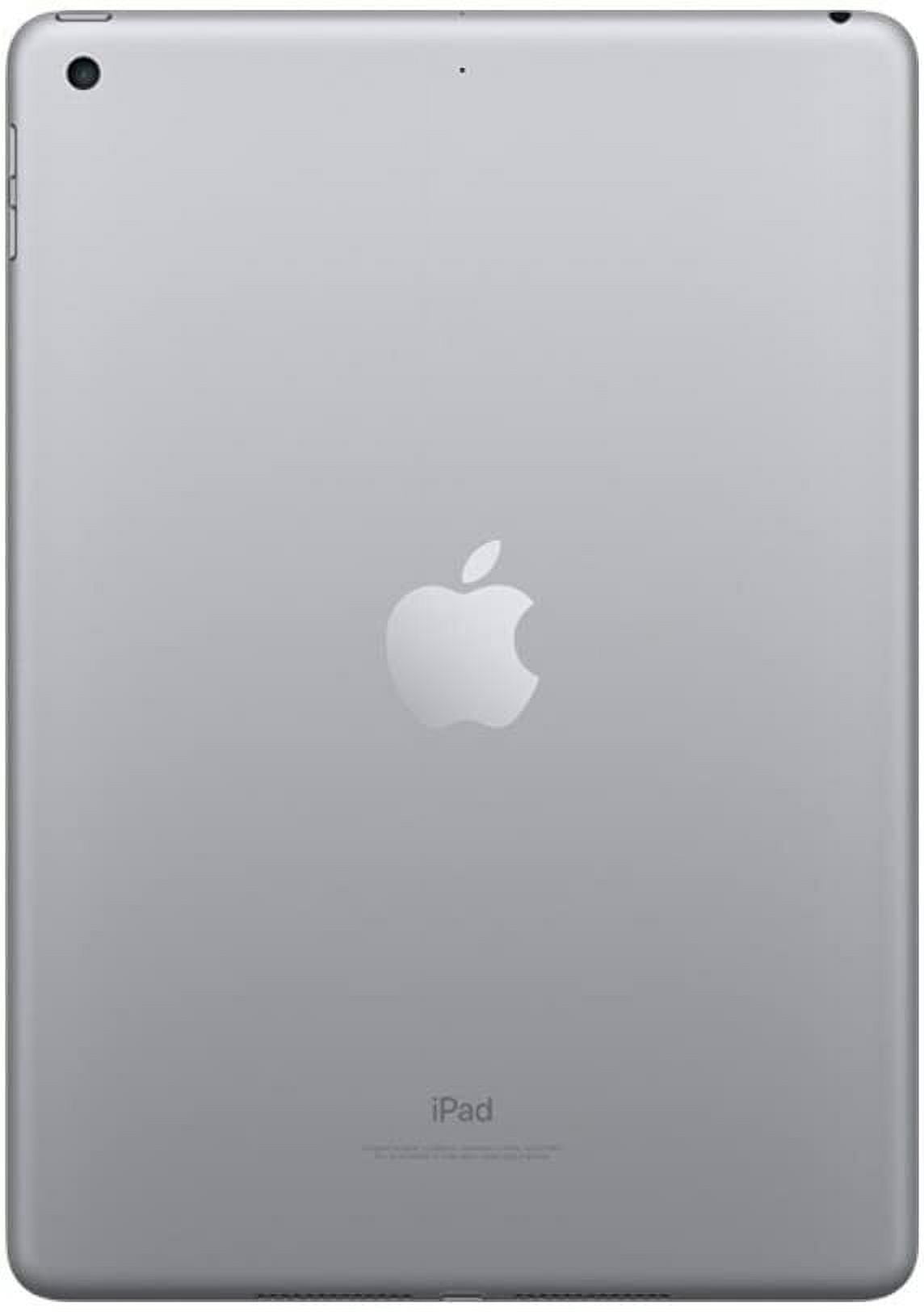Restored Apple iPad 5 9.7" 128GB Space Gray (Wifi) Bundle: LED Wireless Speaker, Bluetooth Headphones, & Screen Protector (Refurbished)
