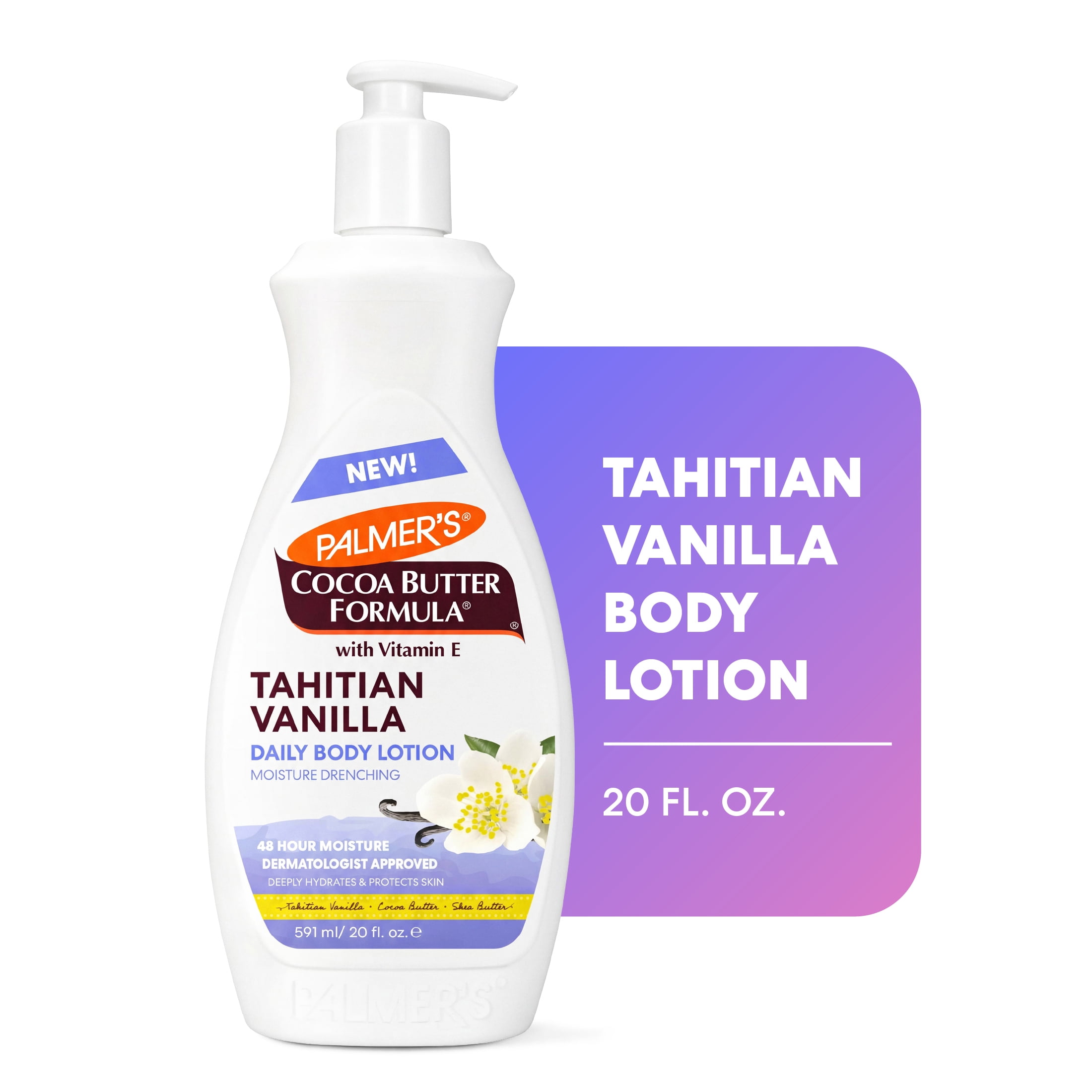 Palmer's Cocoa Butter Formula Body Lotion, Tahitian Vanilla, 20 fl oz
