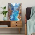 thumbnail image 5 of Qisvanset 12x16 Inch 2D Flat Framed Canvas Art, Coastal Cowgirl Love Bible Verse Trendy Apartment Wall Art, 5 of 5