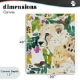 thumbnail image 4 of Stupell Industries Eclectic Garden Plants Leopard Canvas Art, 30 x 40, by Lanie Loreth, 4 of 8
