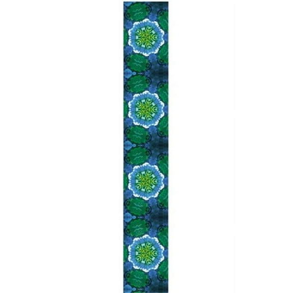 Offray 932740 2. 5 inch Wired Edge Prismatic Ribbon - 25 Yards, Blue - No.  40
