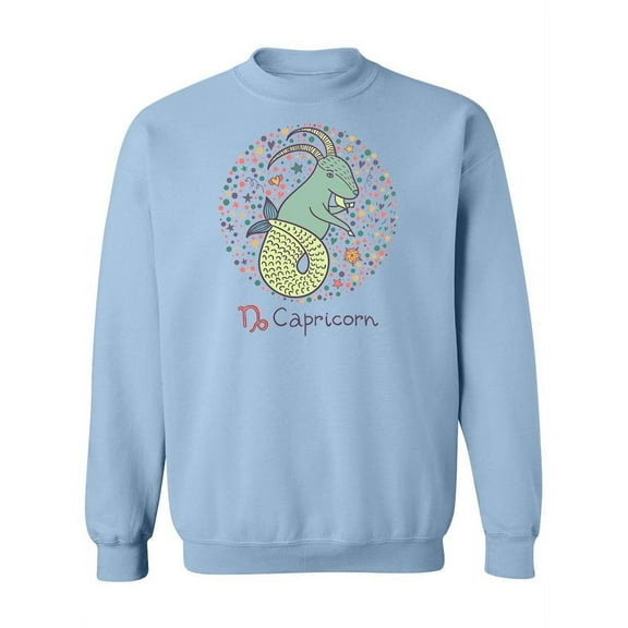 Colorful Capricorn Sign. Sweatshirt Women -Image by Shutterstock, Female Small