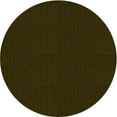 thumbnail image 1 of Ahgly Company Machine Washable Indoor Round Transitional Dark Bronze Brown Area Rugs, 3' Round, 1 of 7