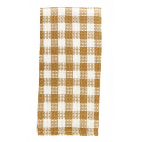 Mr. MJs Trading AG-30294S-4 Tea Towels, Toro Beige Check - Set of 4