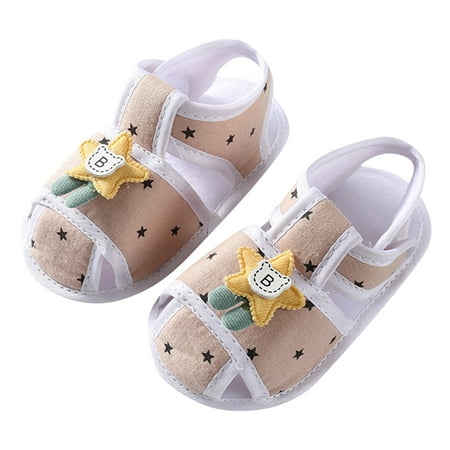 

NIUREDLTD Summer Children Toddler Shoes Boys Girls Sandals Flat Bottom Lightweight Breathable Comfortable Size 13