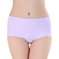 thumbnail image 1 of Summark Women's silk ice ultra-thin quick-drying one piece seamless sexy stretch cotton soft mid-waist panties, 1 of 7