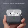 thumbnail image 4 of Suede Case for AirPods Pro 3, Protective Cover Wrapped with Top Grain Synthetic Handmade Protective Drop Suede, Cover,, 4 of 8