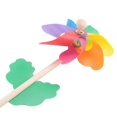 thumbnail image 4 of 10pcs Wooden Stick Pinwheels,windmill Pinwheels Diy Pinwheels Set For Kids Toy Garden Lawn Decor, 4 of 5