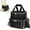 Black, variant on Extra Large Makeup Bag with 3 Removable Cases, Double Layers Travel Cosmetic Storage Organizer Bag with Detachable Dividers, Black