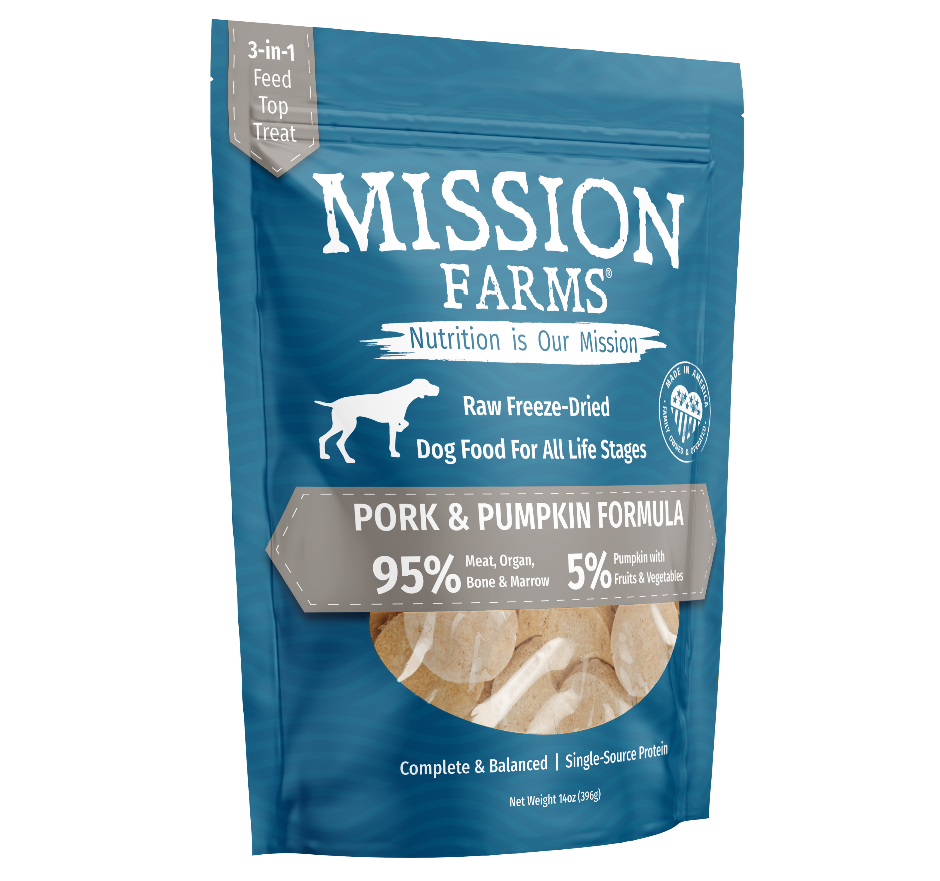 Pork & Pumpkin Freeze-Dried Dog Food