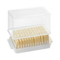 thumbnail image 4 of asddcavvf Coupe-Beurre Rangement Coupe-Beurre avec Couvercle Plateau Trancheur de Fromage Transparent Contenant Outil de Cuisine Ménager Sacs à Collation Réutilisables pour Enfants, 4 of 6