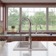 thumbnail image 3 of Pemberly Row White 17" Drop-In Rectangular Granite Composite Kitchen Prep Sink, 3 of 9
