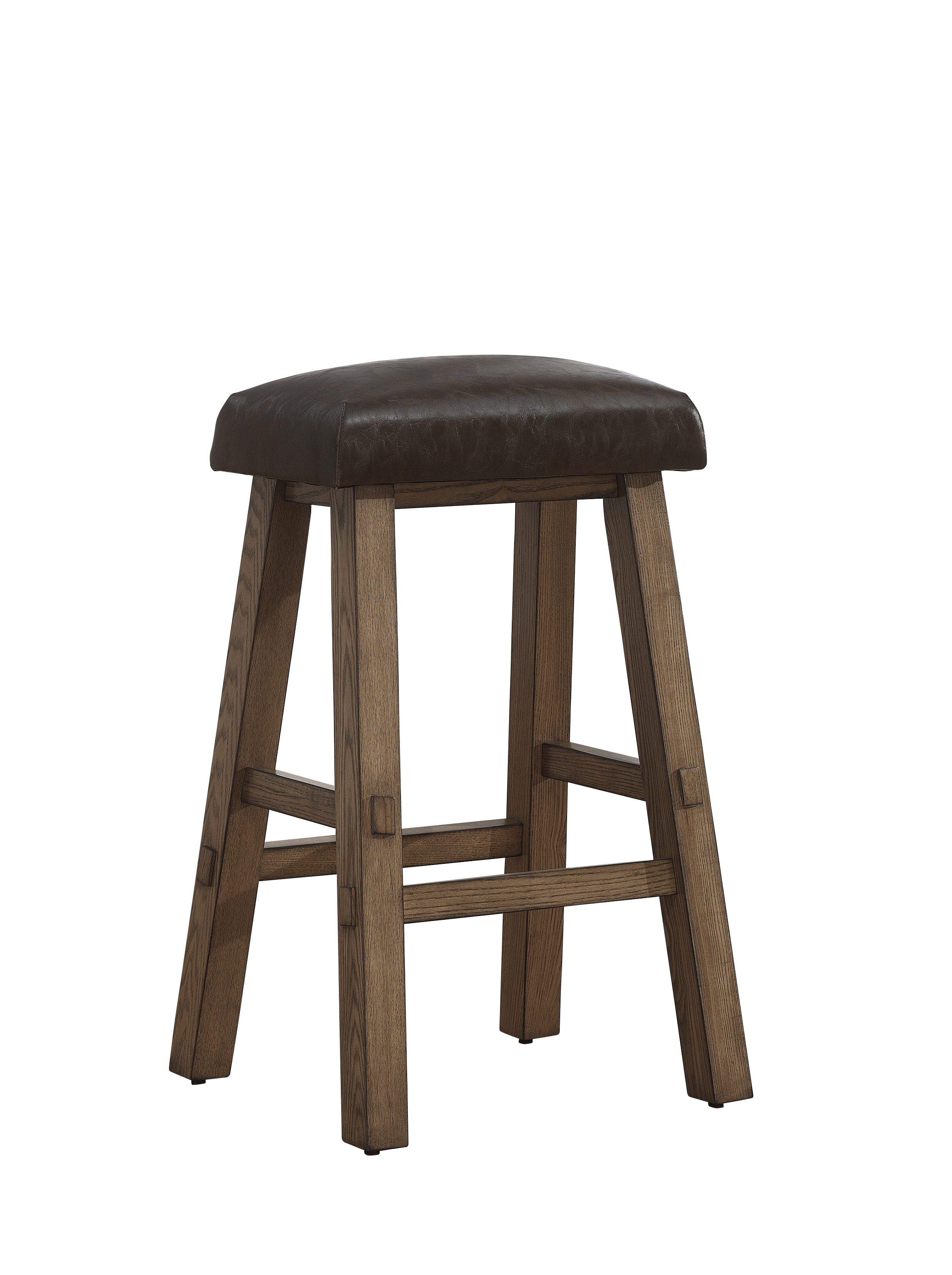 American Heritage Saddle Stool In Latte - (Bar Height) - Walmart.com