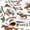 White - Cowboy Rodeo Cactus, variant on Yarcony Western Cowboy Wrapping Paper, Vintage Wild West Cowboy Horse Cactu Gift Wrap for Birthday, Father's Day, Christmas, Party, Gift Wrapping, Craft Projects (17 In x 16.5 Ft, Mini Roll)