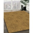 thumbnail image 3 of Ahgly Company Machine Washable Indoor Round Transitional Dark Bisque Brown Area Rugs, 7' Round, 3 of 7