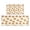 Tiger Polka Dot, variant on Kitchen Mats Set Of 2, Anti-Fatigue Cushioned Non-Slip Comfort Rugs for Kitchen and Office,Tiger Leaf Heart Light Blue Pattern