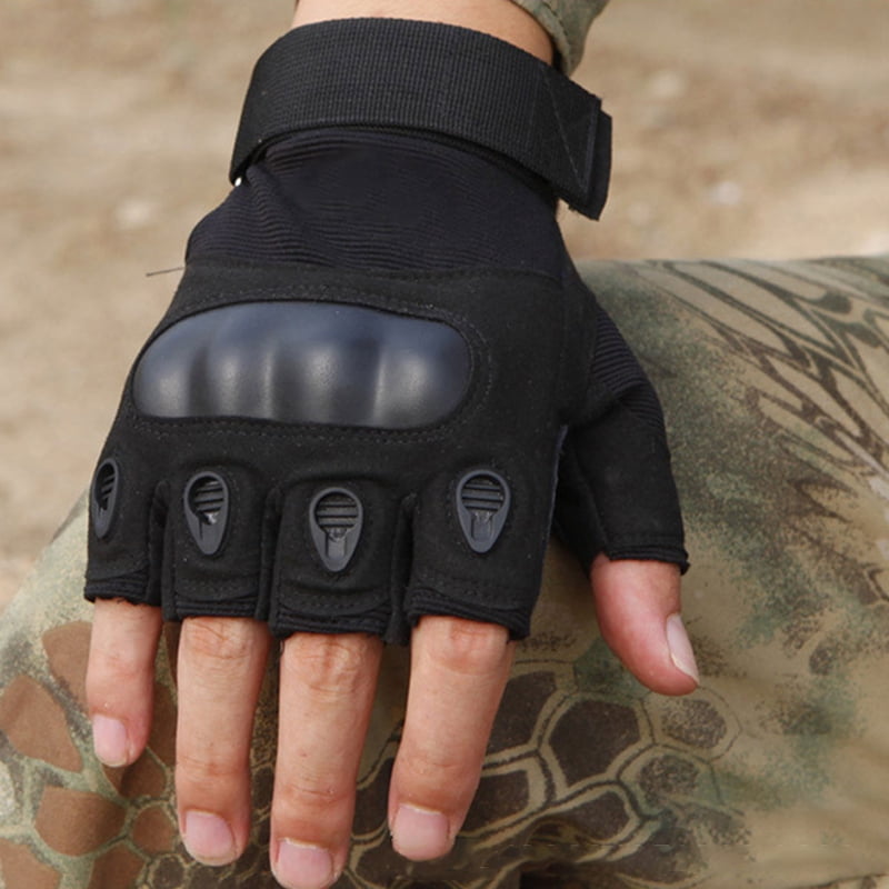 MENS' PAIR COMBAT TACTICAL GLOVES HARD KNUCKLE ARMY/SECURITY/POLICE 3 COLOURS 