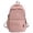 Pink, variant on Womens Large Capacity Backpack Lightweight School Bookbag Casual Travel Daypack Laptop Backpack