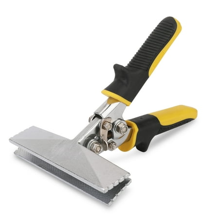 6-Inch Straight Jaw Sheet Metal Hand Seamer, Bender Tool with Ergonomic TyreGrip Handle