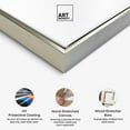 thumbnail image 4 of Bronze Bauble Canvas Print Christmas Wall Decor by Art Remedy, Silver Frame, 20 x 30, 4 of 7