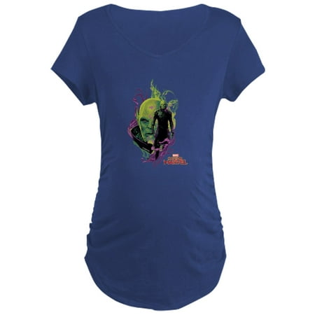 

CafePress - Captain Marvel Talos Skru Maternity Dark T Shirt - Maternity Dark T-Shirt