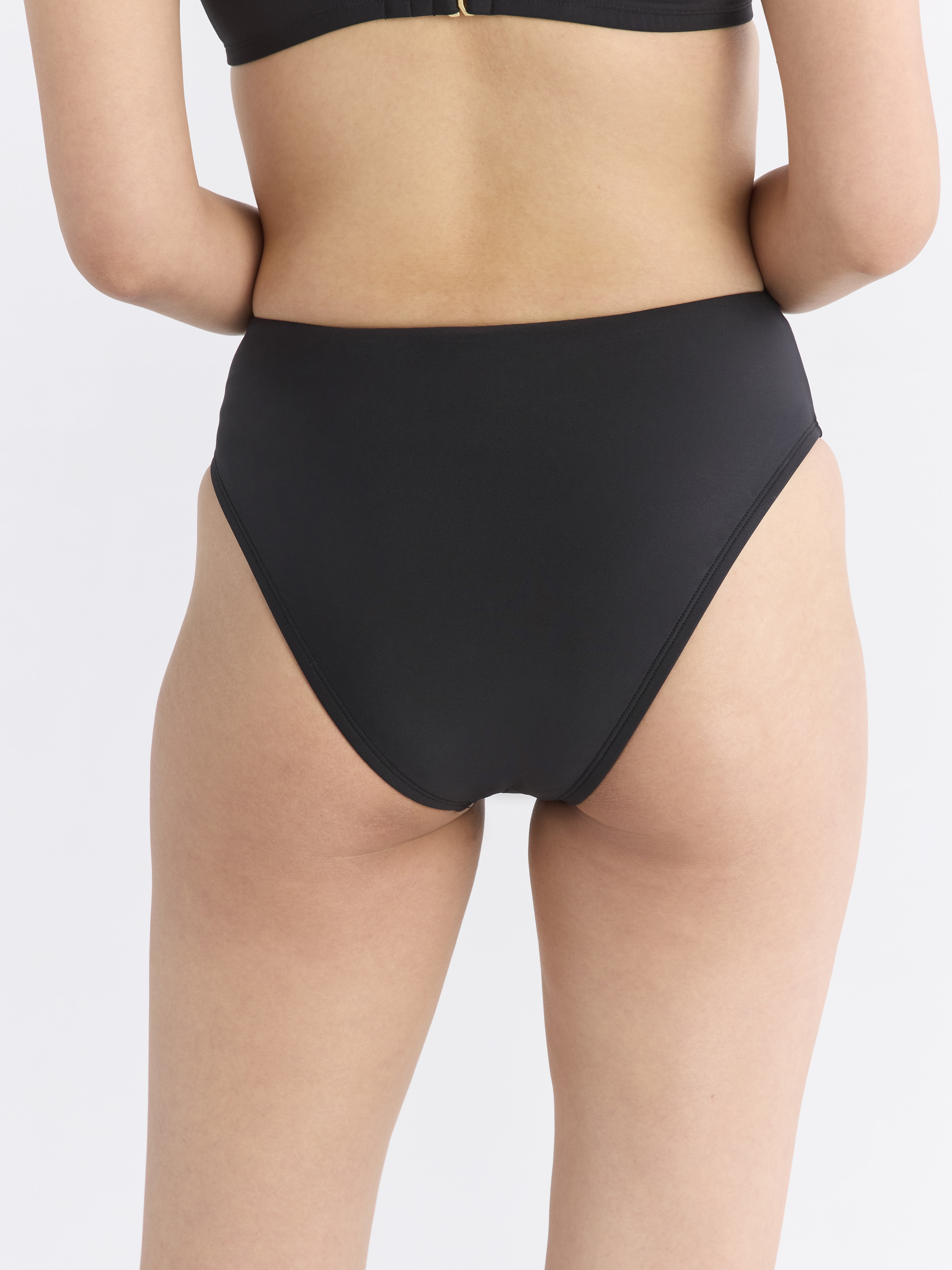 【glowny】HIGH WAIST BIKINI BOTTOM Free Assembly Women's and Women's Plus Cheeky High Waisted