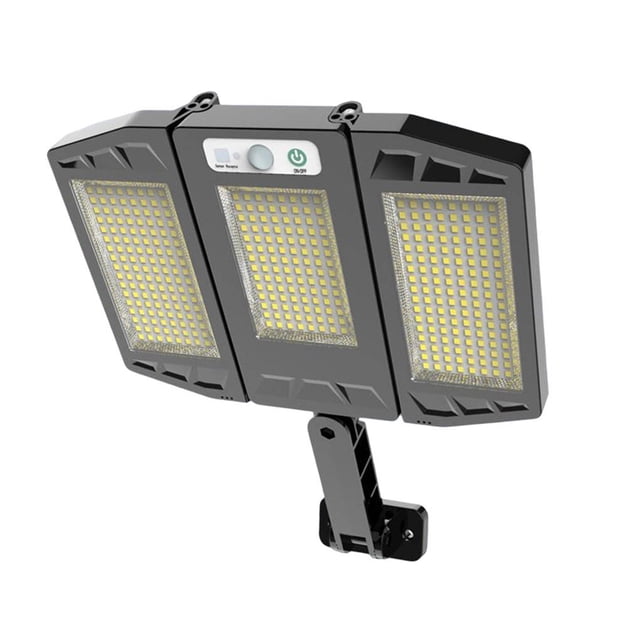 Sensor de luz Lámpara de carretera Iluminación de patio Tamaño compacto Consumo Lámparas de jardín Artesanía Linterna exterior Vista amplia Iluminación y accesorios V97-1SMD【384LED】 384LED Bewildely HA073560-01
