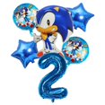 thumbnail image 5 of Juego de 6 globos digitales para fiesta temática de Sonic The Hedgehog para niños, productos decorativos de cumpleaños de Sonic, juguetes para niños, globos de helio, 5 of 5