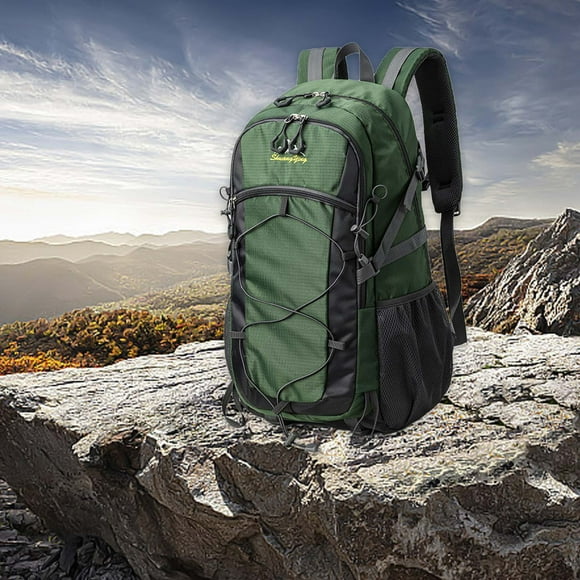 Mochila de senderismo plegable de 40 l para hombre y mujer, ideal para viajes al aire libre y senderismo.