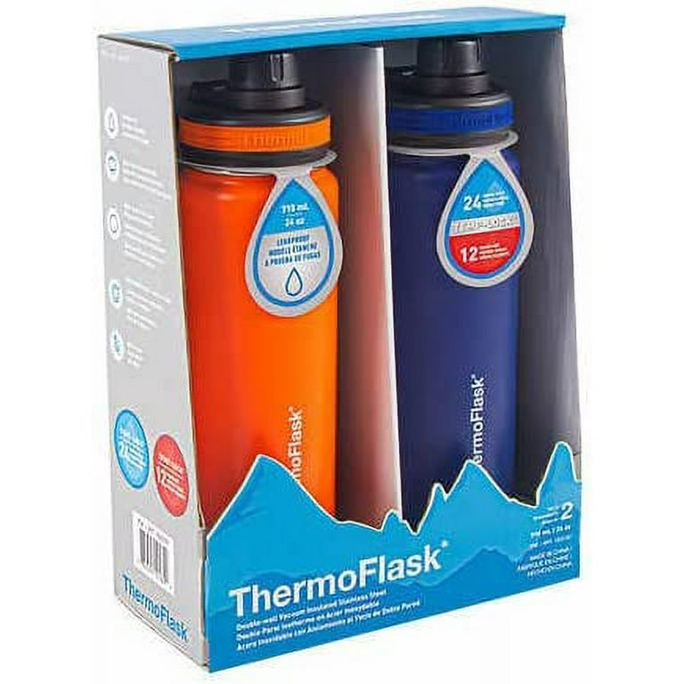 Thermoflask® Stainless Steel Insulated Hot/Cold Water Bottle 24oz