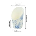 thumbnail image 3 of Balsa Circle 50 White Blue 14 oz Paper Popcorn Box Cone Cups French Toile Floral Pattern Party Events Decorations, 3 of 8