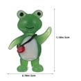 thumbnail image 2 of MLINS  Figurine Figurines Glass Frog Ornament Green Decoration Crafts, 2 of 8