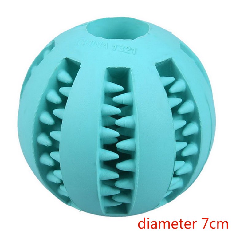 5cm 7cm Pet Dog Toy Interactive Rubber Balls for Small Large Dogs Puppy Cat  Chewing Toys