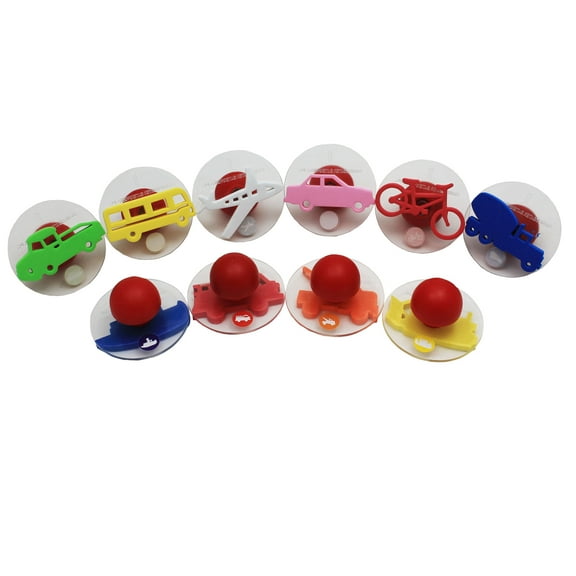 READY 2 LEARN Giant Stampers - Transportation Vehicles - Set 1 - Set of 10