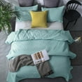 thumbnail image 5 of Kasentex Geometric Microfiber/Polyester Quilt, King, Green, 5 of 8