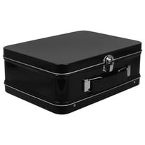Worgeous Trinket Box Jewelry Storage Case Keepsake Tinplate Storage Box with Handle
