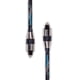 thumbnail image 4 of Cable de fibra óptica de audio de Toslink Digital SPDIF SatelliteSale, Nylon Negro / Cable de plata (3 pies) SatelliteSale Cable de audio óptico, 4 of 7