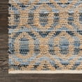 thumbnail image 4 of Unique Loom Chindi Jute Collection Area Rug (2' 7" x 10' Runner Navy Blue), 4 of 6