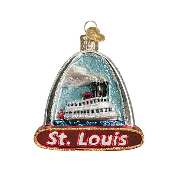 Old World Christmas Cities, Places and Landmarks Glass Blown Ornaments for Christmas Tree St Louis