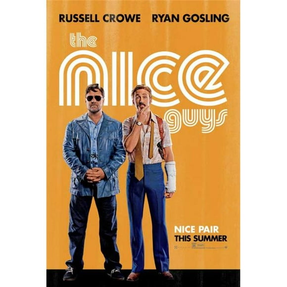 Pop Culture Graphics MOVGB92645 Nice Guys Movie Poster, 27 x 40